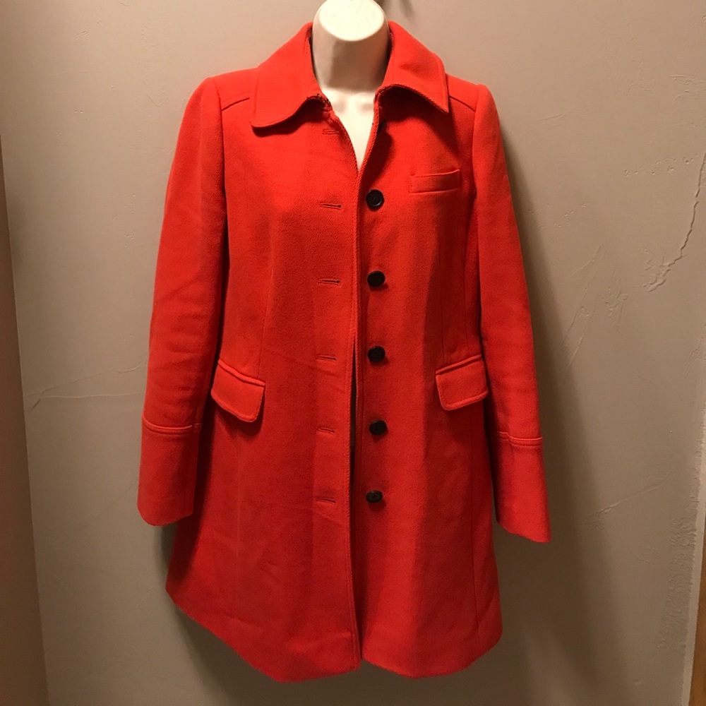 J Crew 6 button trench coat
