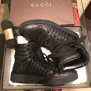 Black Gucci Tennis Shoes