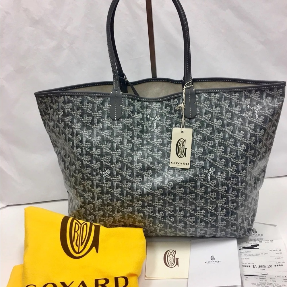 ♦️sold♦️Goyard Saint Louis PM Gray Tote Bag