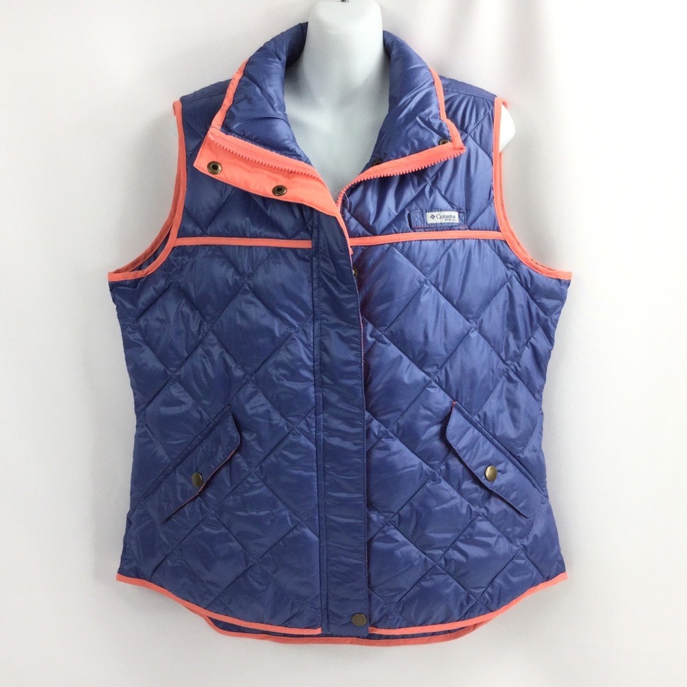 Columbia Harborside Diamond Quilted Vest LARGE