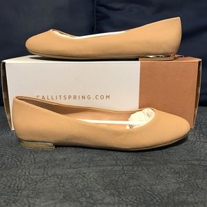 Call it Spring nude flats