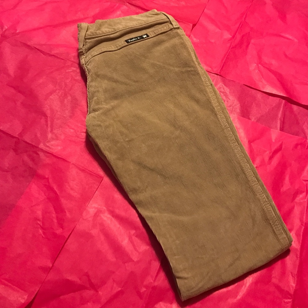 Corduroy Frankie B flared lowrise pants