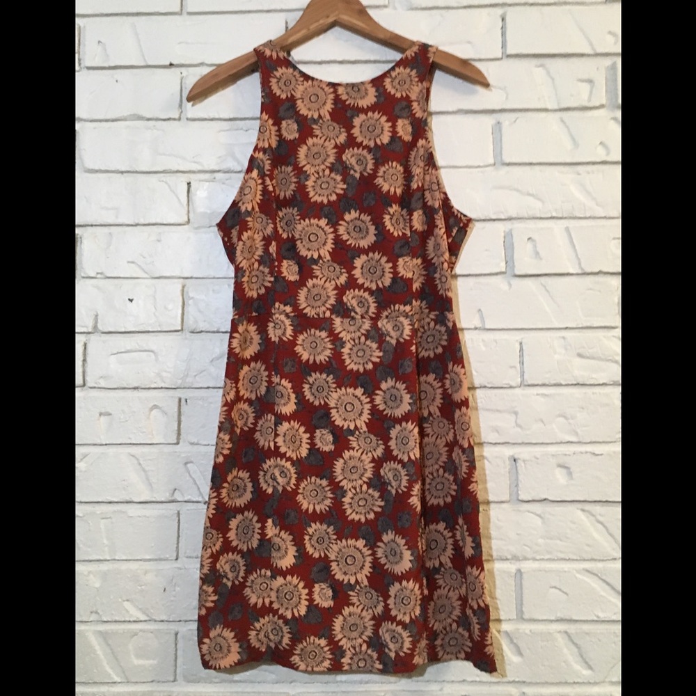 Sunflower Lace-Up-Back Dress