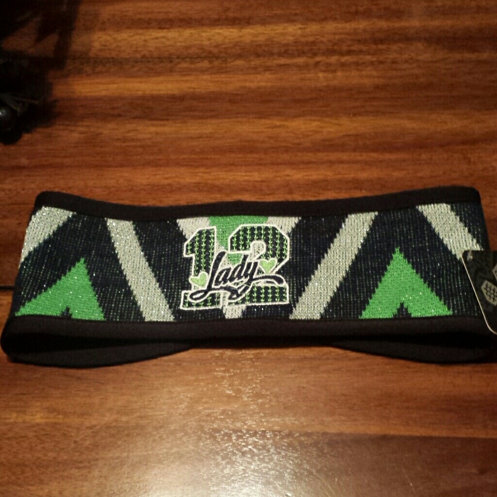 Seattle Seahawks Lady 12 head band and ear warmers