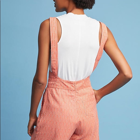 Anthro Overalls Romper Textured - Picture 3 of 3