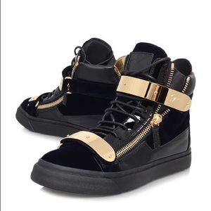 Giuseppe Zanotti Velvet High Top women Sneakers