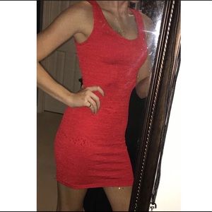Venus Red bodycon dress