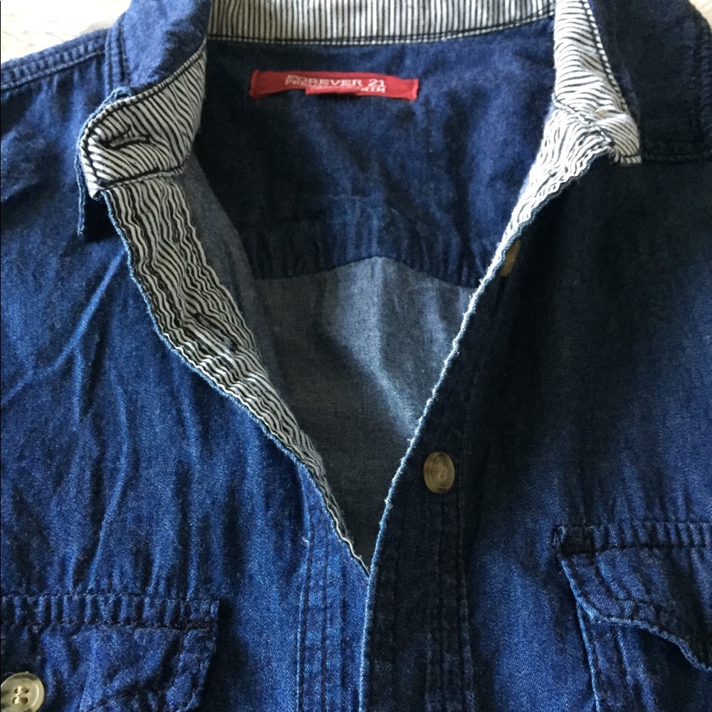 Forever 21 - denim shirt