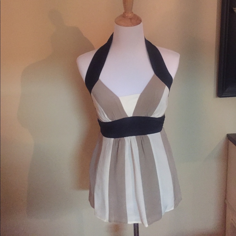 Bloomingdale’s Nu Collective silk halter top