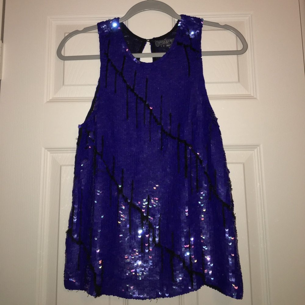 Gryphon Sequin Tank Top