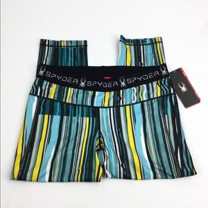 Spyder Slash Capri Tight Freeze Stripe Women's XL