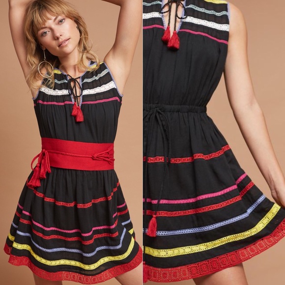 Anthropologie Dresses & Skirts - Esmerelda Crocheted Mini Dress