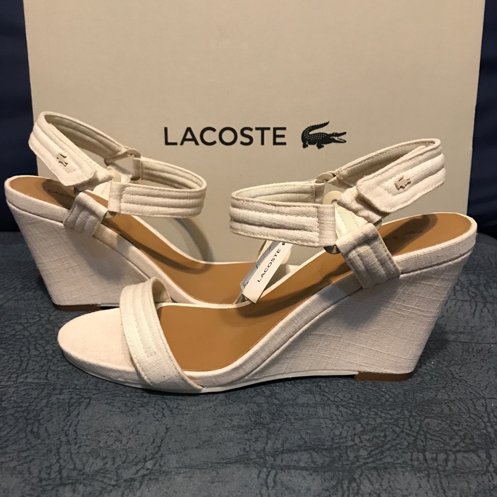 Lacoste Karoly wedge sandals