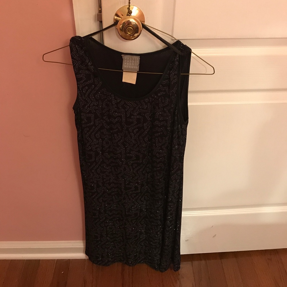 Black Shimmer Evening Dress size 6