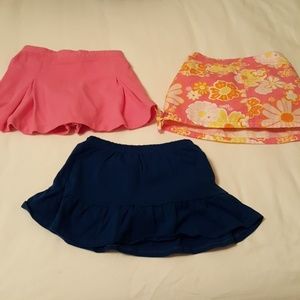3 Skirts (1 is a skort)