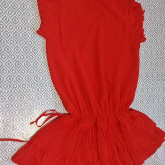 🚺COLLECTIVE CLOTHING Chiffon Drop Waist Dress - Picture 3 of 6