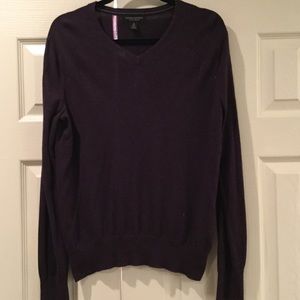 Banana Republic Luxury Blend Purple Sweater Medium