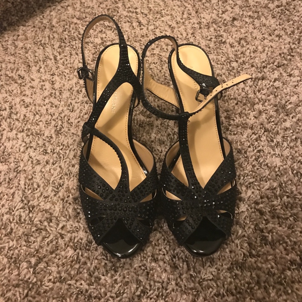 Antonio Melani Black Heels Size 10M