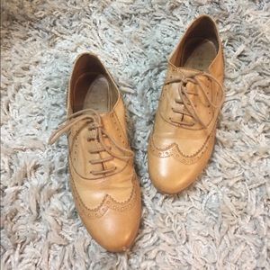 Tan Oxfords