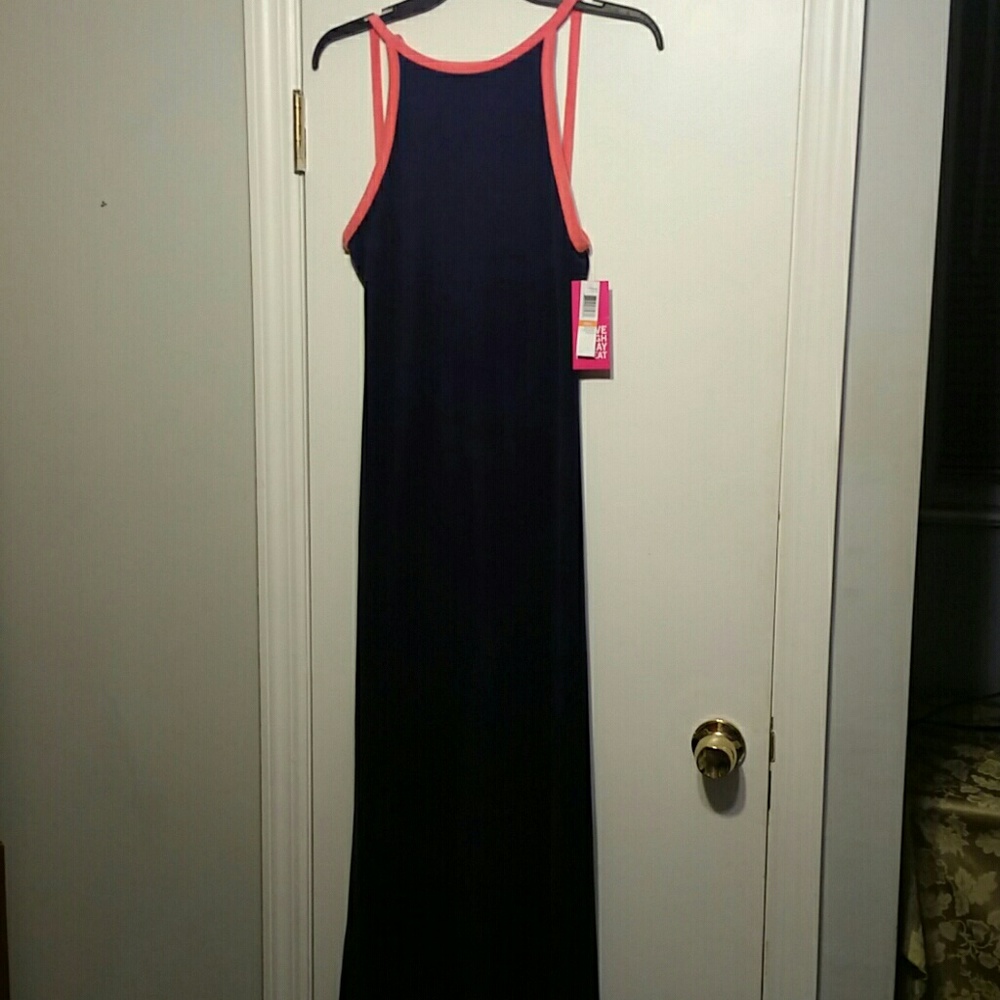 Long Terrycloth Halter Dress