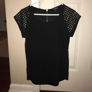 Black studded top