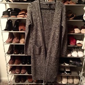 Marble longline cardigan