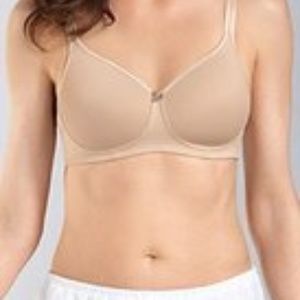 NWT Wacoal 75342 Petite Contour Underwire Bra Nude