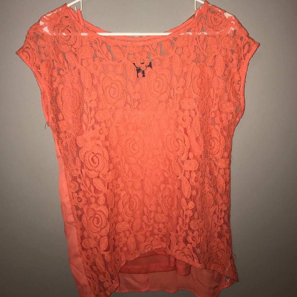 Sheer/lace shirt!