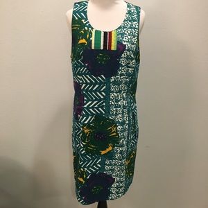 Vanessa Virginia Anthropologie  Dress Green l8