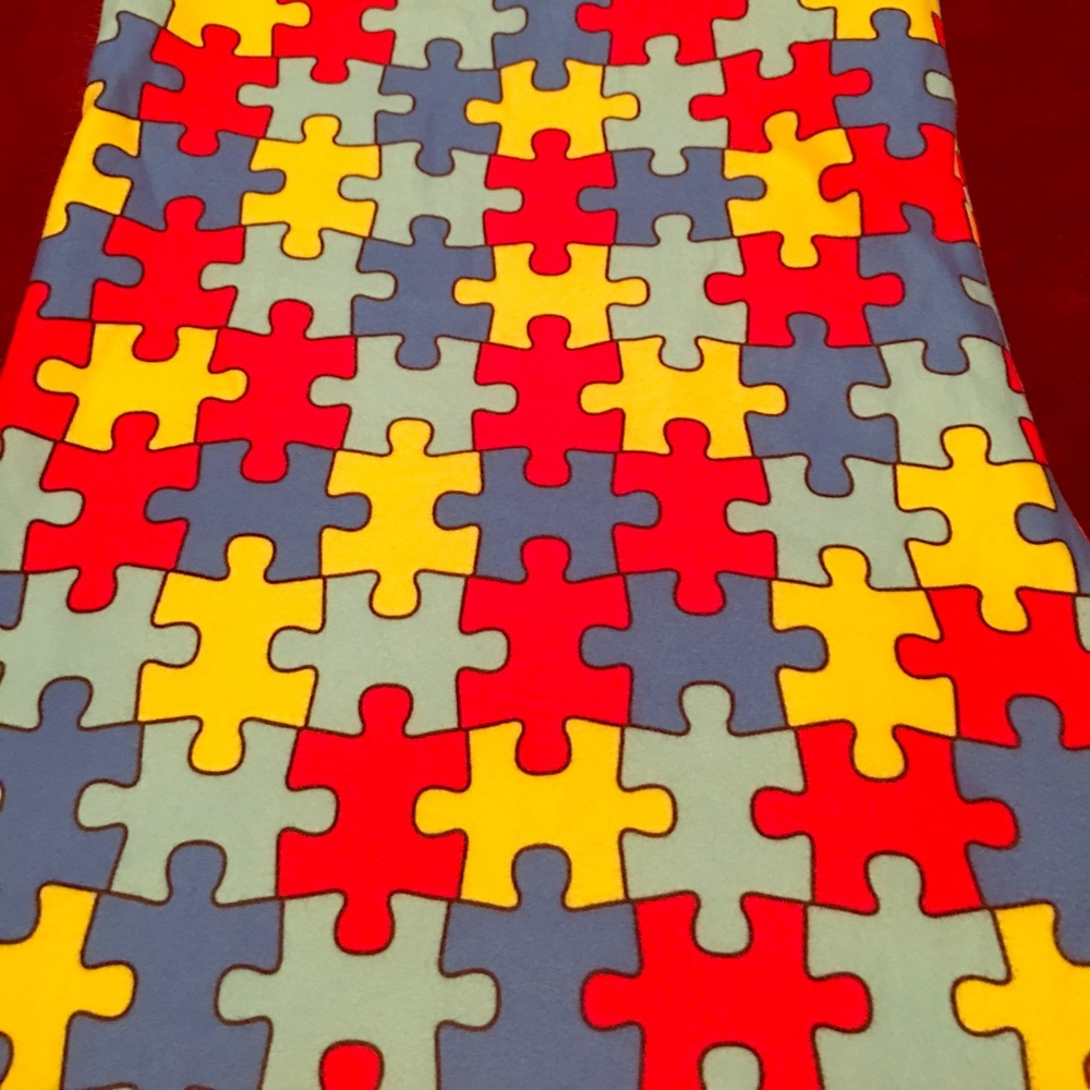 Charlie's Project puzzle piece Leggings