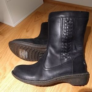 UGG Kaleen Black Leather Boots