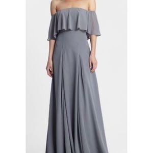 Monique Lhullier Off The Shoulder Dress