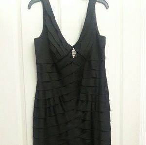 Black Formal Gown, Fits up to Size 16
