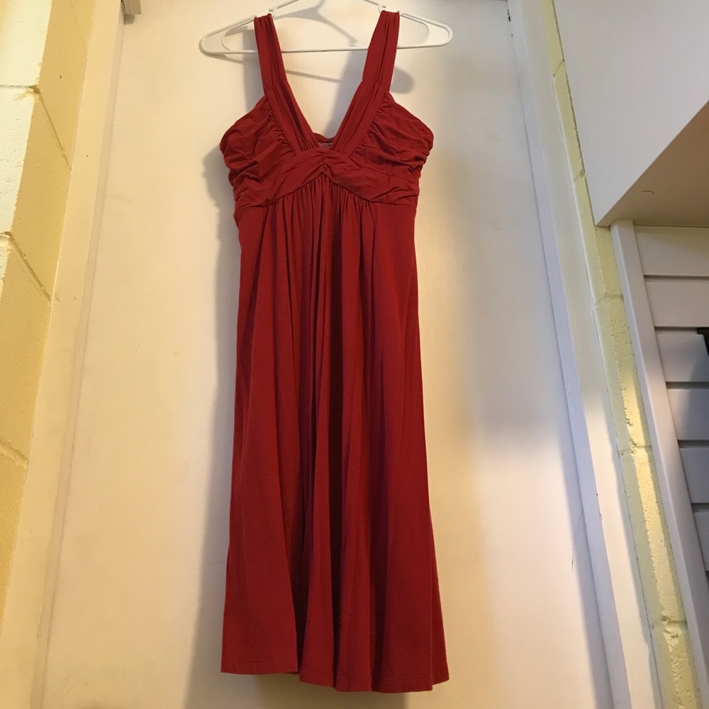 Red jersey sun dress by Cinnamon Girl