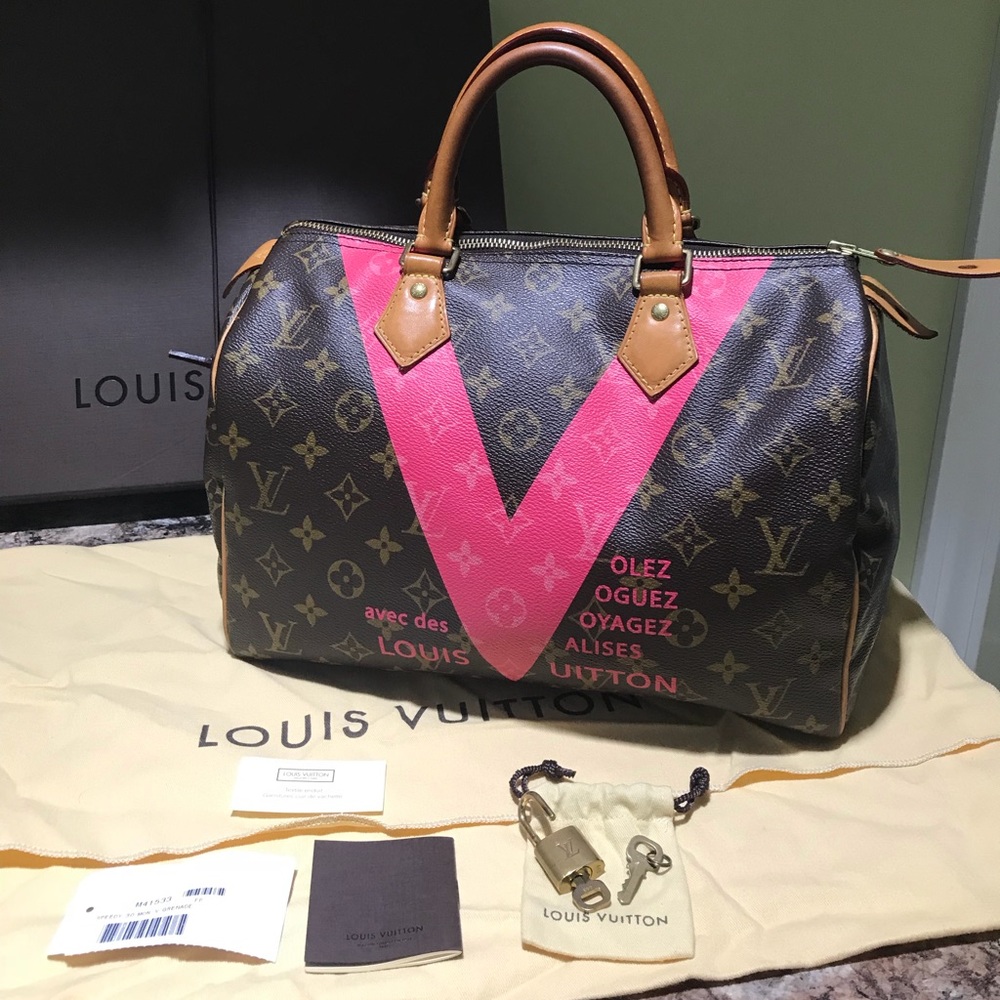 Louis Vuitton Speedy 30 V Grenade Limited Edition