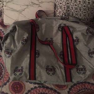 Victoria Secret Pink Tote Bag Gray
