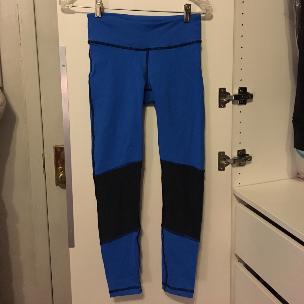 Flywheel leggings! Royal + dark blue!