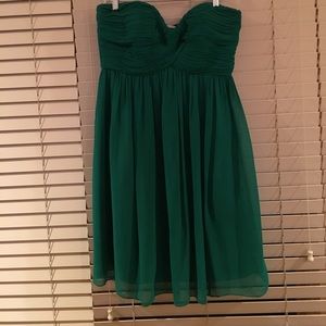 Donna Morgan - Emerald Green Strapless Dress
