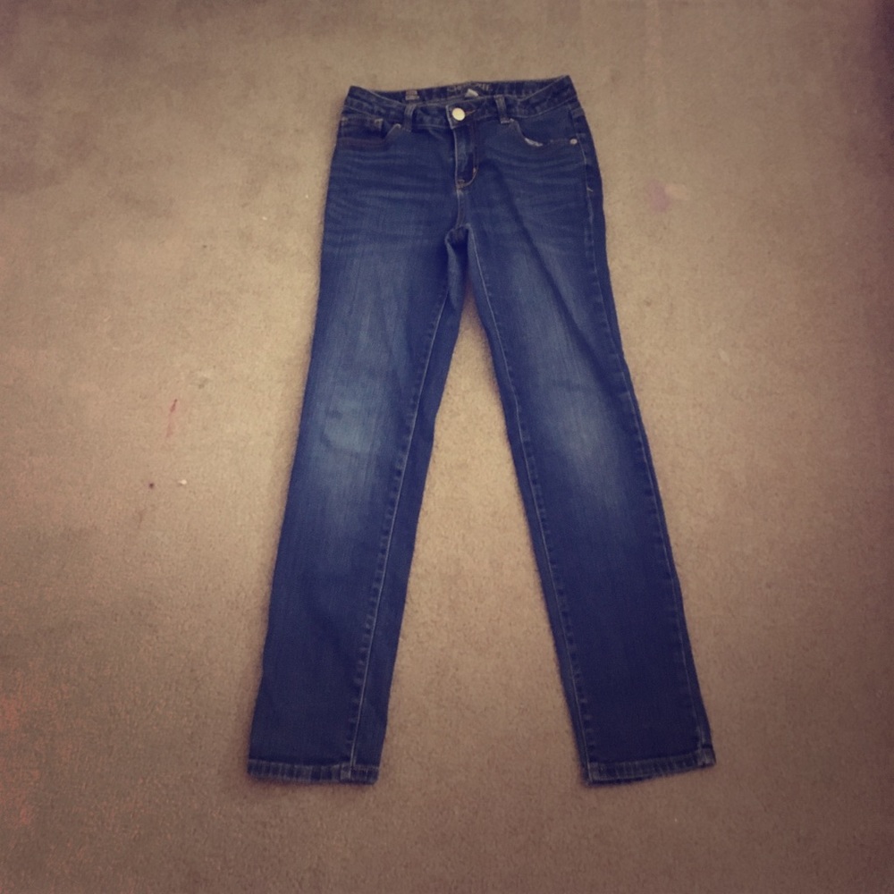 Size 14 Cherokee skinny jeans (dark blue)
