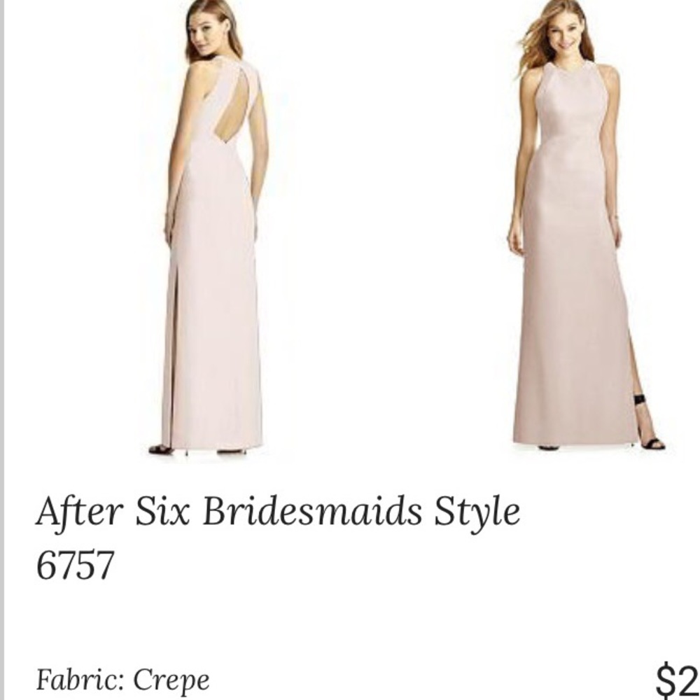 Blush Bridesmaid Dress