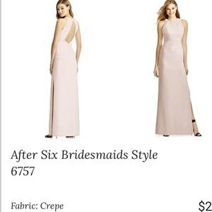 Blush Bridesmaid Dress