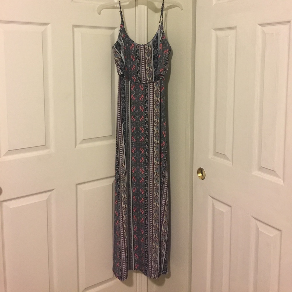 Fun Printed Maxi Dress