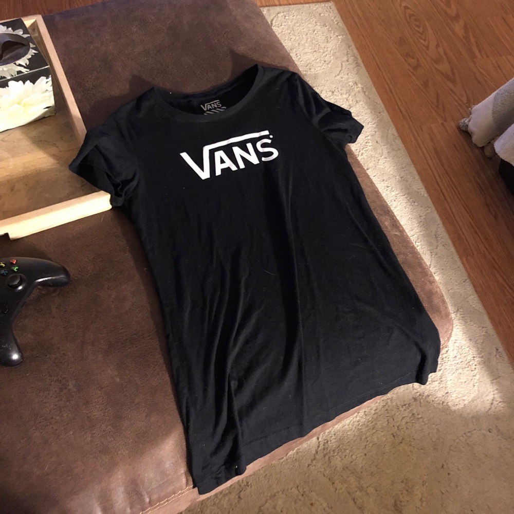 Black vans t shirt size medium woman’s