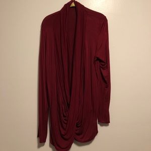 3xl maroon top.  Perfect fall evening outfit