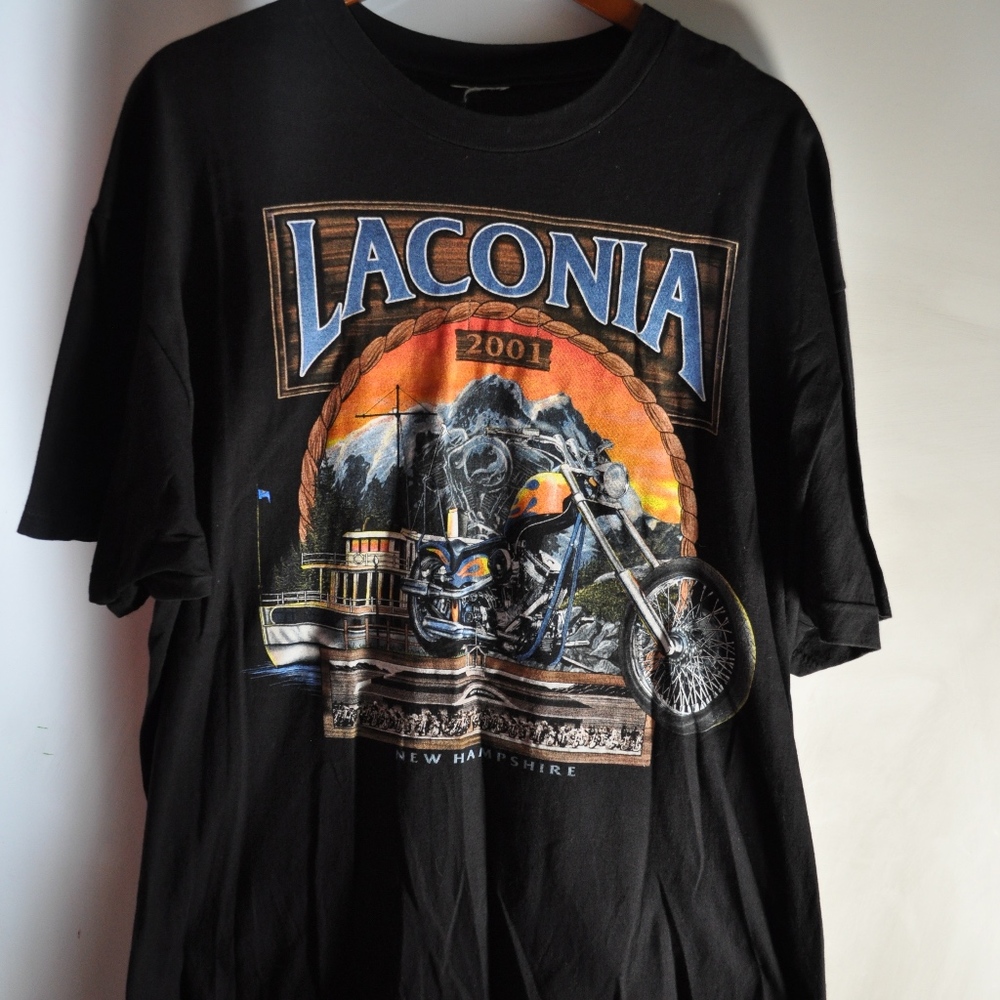 Laconia 2001 Rally and Races Tee Size 2XL