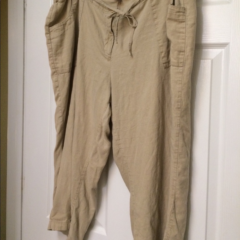 Jessica London Linen capris