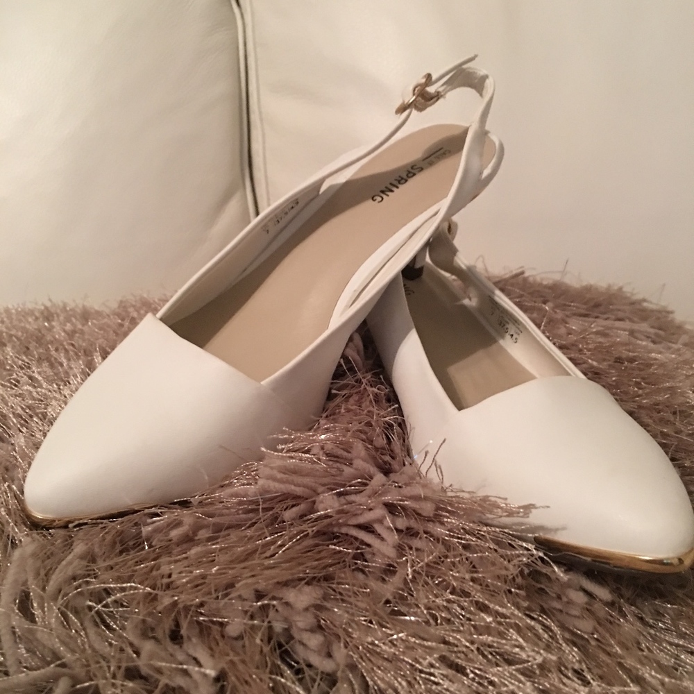 CALL IT SPRING bone white/ gold !! brand new shoes