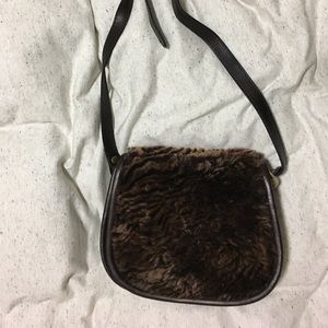 NWOT | Patricia Nash Sherpa + Leather Crossbody