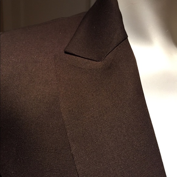 SOLD: J. CREW Brown Wool Pant Suit - Picture 4 of 6