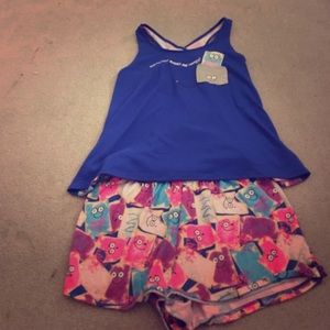 Two piece pop tart pajamas